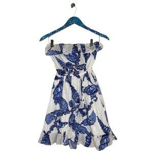 Lilly Pulitzer Fallin In Love Strapless Dress